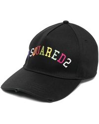DSquared² - Accessoires ,Zwart ,Stijlvolle Hoed - Lyst