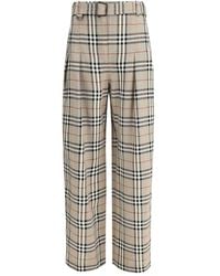 Burberry - Straight Trousers - Lyst