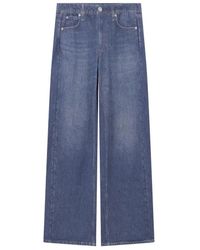 Rag & Bone - Miramar Wide-Leg Broek - Lyst