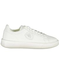 Blauer - Weiße Leder Herren Sneaker Street Style - Lyst