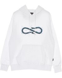 Propaganda - Logo Water Hoodie Wit Lange Mouw - Lyst