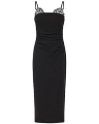 Pinko - Kleedjes ,Zwart ,Polyester Carruba - Lyst