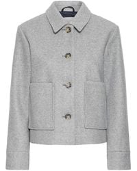 Ichi - Jassen ,Grijs ,Polyester Ihjannet Ja 14 Jacket - Lyst