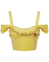 Elisabetta Franchi - Sleeveless Tops - Lyst
