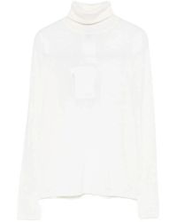 Max Mara - Truien & Vesten ,Wit ,Wol Saluto Sweater - Lyst