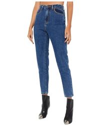 One Teaspoon - Blauwe High Waist Mom Jeans - Lyst