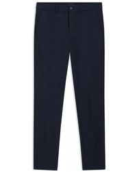 BOSS - Broeken ,Blauw ,Katoen P-Kaiton 1-Zip Chino - Lyst