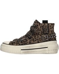 Ash - Schoenen ,Veelkleurig ,Suède Suède Sneakers Met Studs - Lyst
