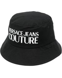 Versace - Sombrero de pescador negro - Lyst