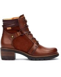 Pikolinos - Brauner Damen Knöchelstiefel - Lyst