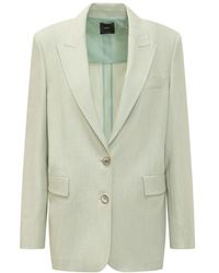 Pinko - Jassen ,Groen ,Leer Faith Blazer - Lyst