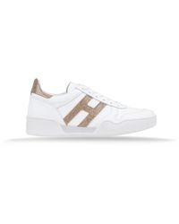 Hogan - Leder-Schnürsneaker Für Damen - Lyst