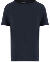 Max Mara - T-Shirt Van Katoen En Modal Jersey - Lyst