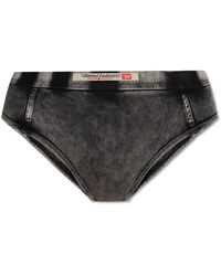DIESEL - Ondergoed ,Grijs ,Katoen Hipster-Dnm Briefs - Lyst