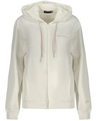 North Sails - Hoodies & Sweatvesten ,Wit ,Katoen Hoodie Met Reliëflogo En Zakken - Lyst