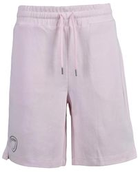 Blauer - Korte Broeken ,Roze ,Katoen Bermuda Shorts - Lyst