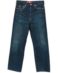 Junya Watanabe - Jeans ,Blauw ,Katoen Wq-P902-S26 Straight Jeans - Lyst