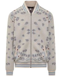 Alanui - Bomber Piquet Bandana - Lyst