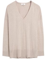 Cinque - Weicher viskose-mix pullover mit seitenschlitzen - Lyst