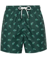 Lacoste - Beachwear,grüne meer kleidung badebekleidung logo rücken - Lyst