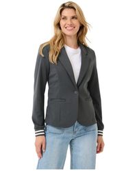 Kaffe - Jassen ,Zwart ,Kinnie Blazer - Lyst
