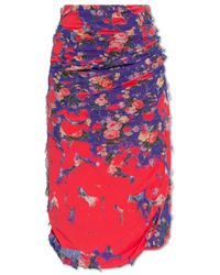 DIESEL - Midi Skirts - Lyst
