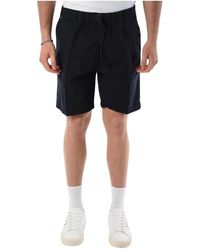 BOSS - Baumwoll bermuda shorts mit elastischem bund - Lyst