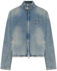 Courreges - City Shadow Denim Jacket - Lyst