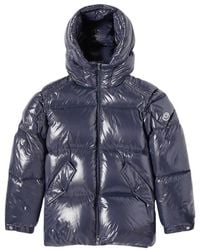 Moncler - Jassen ,Blauw ,Nylon Doudoune Baise - Lyst