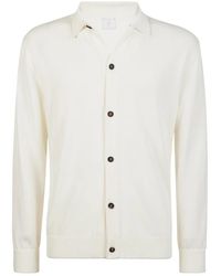 Eleventy - Overhemden ,Katoen Maglia Camicia Manica Lunga - Lyst