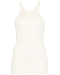 Sportmax - Tops ,Wit ,Sleeveless Top - Lyst
