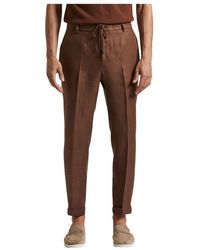 Peserico - Reine Leinen-Gabardine-Joggerhose - Lyst