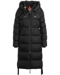 Parajumpers - Jassen ,Zwart ,Nylon Panda Lange Donsjas - Lyst