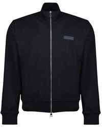 Givenchy - Truien & Vesten ,Blauw ,Wol Zip-Throughs - Lyst