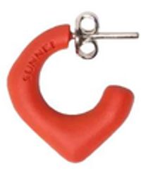 Sunnei - Single Metallized Earring - Lyst