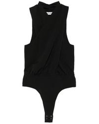 Jonathan Simkhai - Juno Gebreide Halter Bodysuit - Lyst