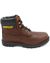 Caterpillar - Leren Laars Met Antislip Rubberen Zool - Lyst