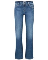 Cambio - Jeans paris flared en lavado azul medio - Lyst