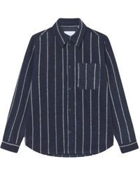 Les Deux - Overhemden ,Blauw ,Shirts - Lyst