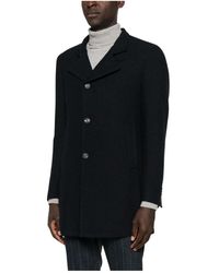 Tagliatore - Herrenbekleidung Mäntel Blau Aw25 - Lyst