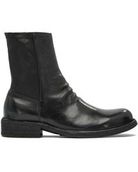 Officine Creative - Schwarze Leder Stiefeletten Stilvolles Aussehen - Lyst