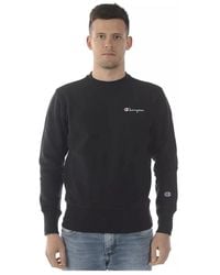 Champion - Reverse Weave Crewneck Sweatshirt Schwarz - Lyst