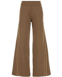 Max Mara - Broeken ,Bruin ,Wide Leg Pants - Lyst