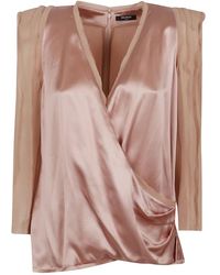 Balmain - Blouses - Lyst