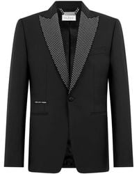 Philipp Plein - Blazer Met Revers Studs - Lyst