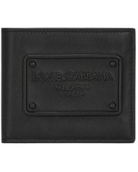 Dolce & Gabbana - Dolce & Gabbana Leather Flap-Over Wallet - Lyst