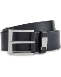 BOSS - Cintura in pelle connio - Lyst