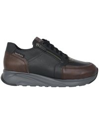 Mephisto - Weit geschnittener sneaker in dunkelbraun - Lyst