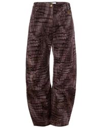 Elisabetta Franchi - Wide Trousers - Lyst