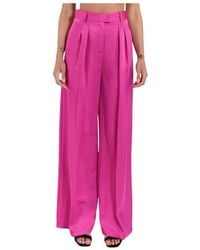 SIMONA CORSELLINI - Wide Trousers - Lyst